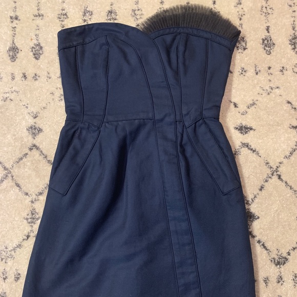 Marc Jacobs asymmetrical Kitty dress navy - Picture 3 of 8